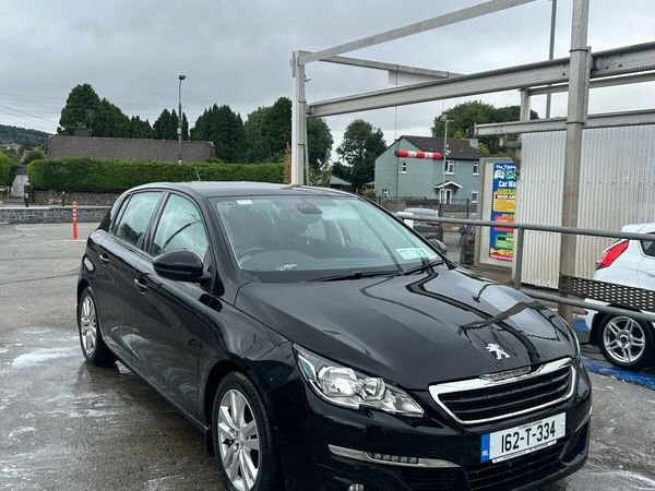 Peugeot 308 Hatchback, Diesel, 2016, Black