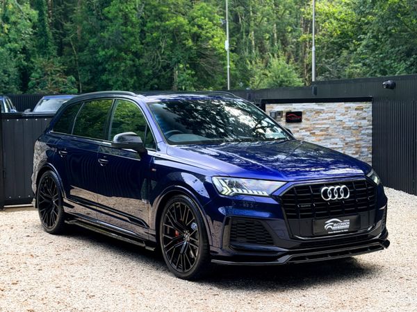 Audi Q7 SUV, Petrol Plug-in Hybrid, 2022, Blue