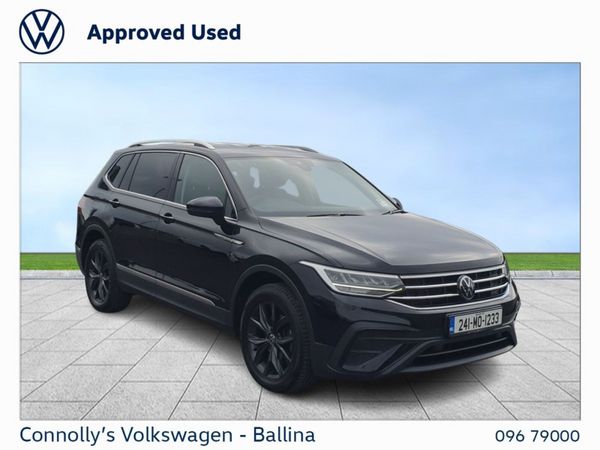 Volkswagen Tiguan Allspace SUV, Diesel, 2024, Black