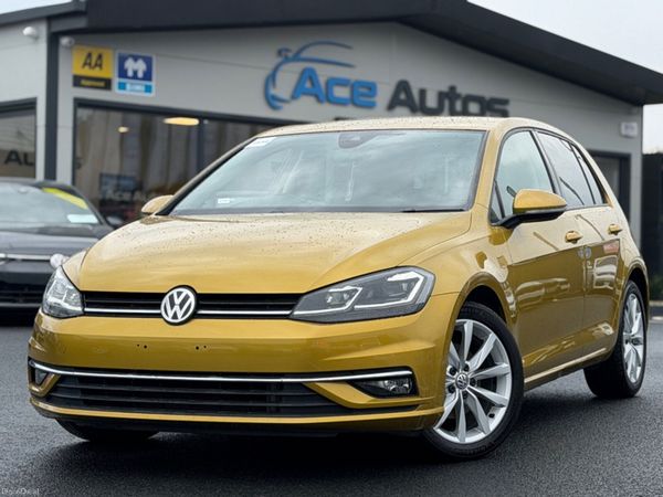 Volkswagen Golf Hatchback, Petrol, 2019, Gold
