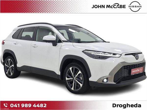 Toyota Corolla Cross SUV, Petrol Hybrid, 2024, White