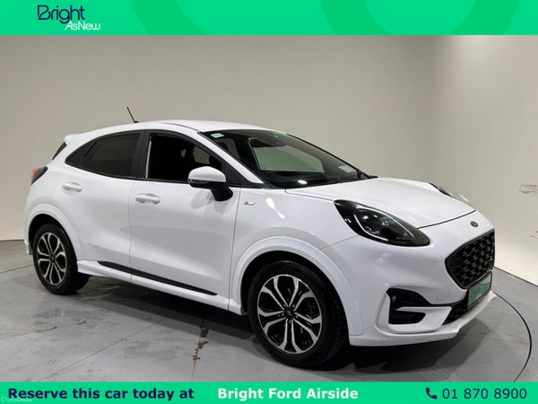 Ford Puma MPV, Petrol Hybrid, 2021, White