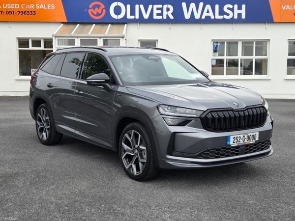 Skoda Kodiaq Estate, Petrol Hybrid, 2025, Grey