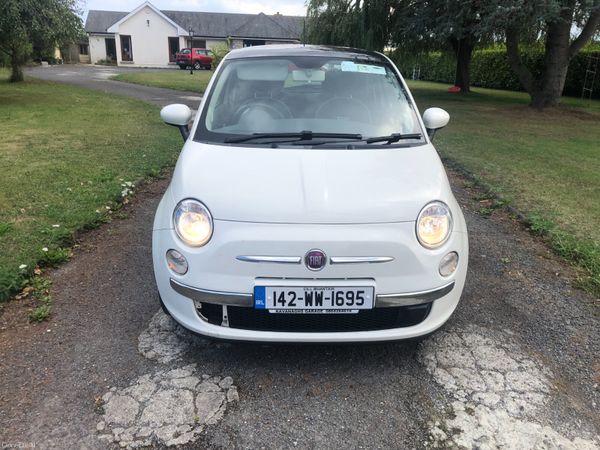 Fiat 500 Hatchback, Petrol, 2014, White