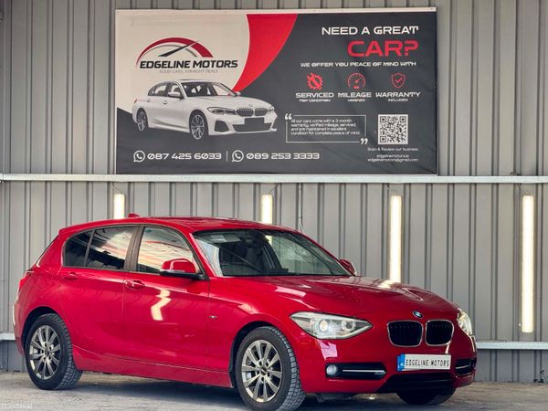 BMW 1-Series Hatchback, Petrol, 2013, Red