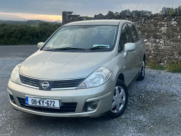 Nissan Tiida Saloon, Petrol, 2008, Silver