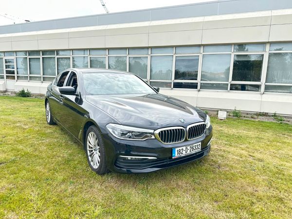 BMW 5-Series Saloon, Petrol Plug-in Hybrid, 2018, Black