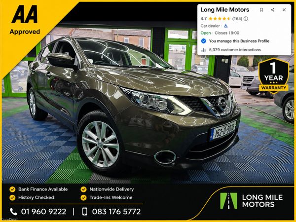 Nissan Qashqai Hatchback, Diesel, 2015, Brown