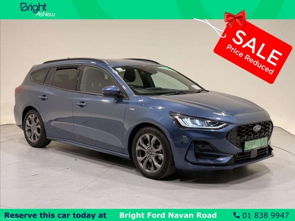 Ford Focus Estate, Petrol Hybrid, 2024, Blue