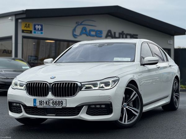 BMW 7-Series Saloon, Petrol Plug-in Hybrid, 2018, White
