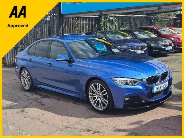 BMW 3-Series Saloon, Petrol Plug-in Hybrid, 2018, Blue