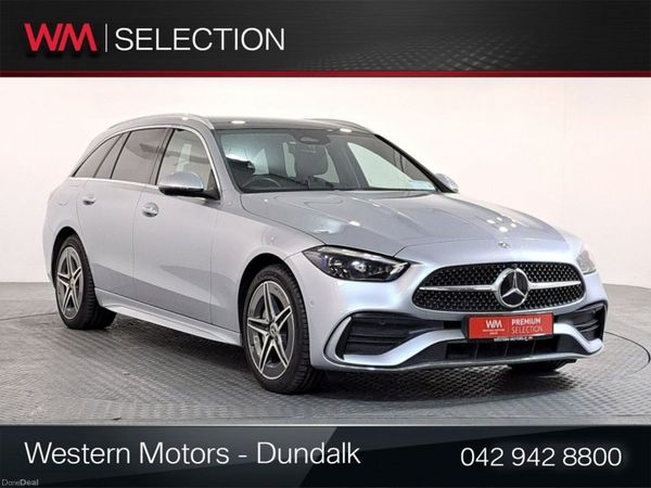 Mercedes-Benz 300 Estate, Petrol Hybrid, 2024, Silver