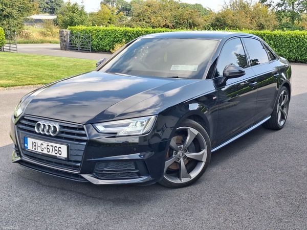 Audi A4 Saloon, Diesel, 2018, Black
