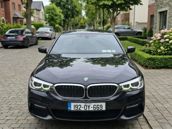 BMW 5-Series Saloon, Petrol Plug-in Hybrid, 2019, Black