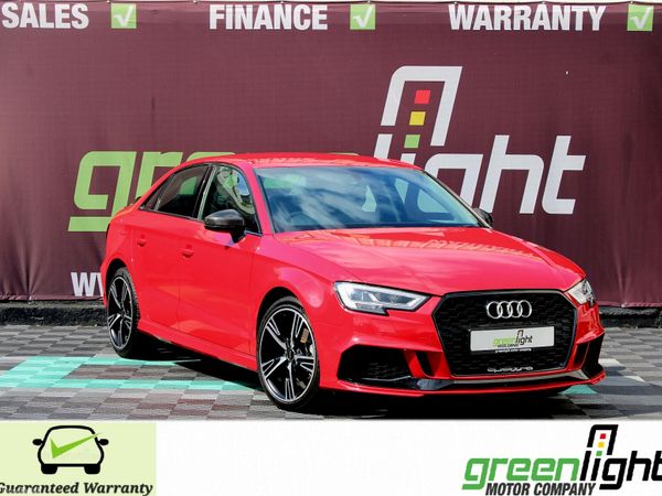 Audi A3 Saloon, Petrol, 2017, Red