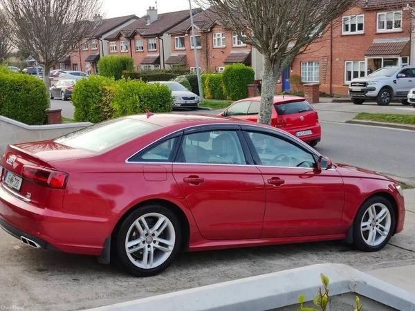 Audi A6 Saloon, Diesel, 2015, Red