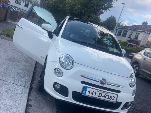 Fiat 500 Hatchback, Petrol, 2014, White