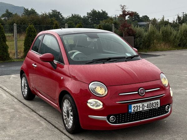 Fiat 500 Hatchback, Petrol, 2023, Red