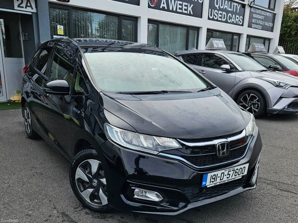 Honda Fit Hatchback, Petrol Hybrid, 2019, Black
