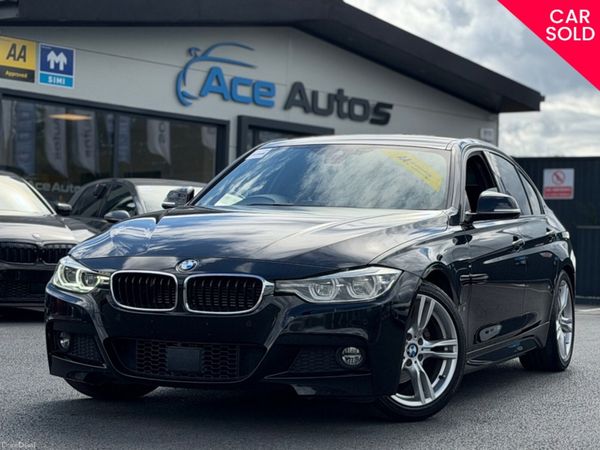 BMW 3-Series Saloon, Petrol Hybrid, 2019, Black