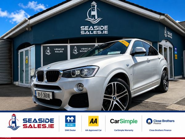 BMW X4 SUV, Diesel, 2016, Silver