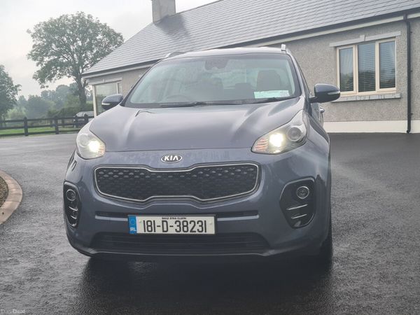 Kia Sportage SUV, Diesel, 2018, Blue