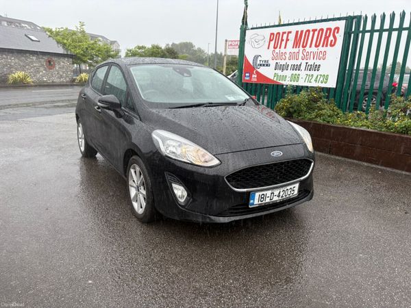 Ford Fiesta Hatchback, Petrol, 2018, Black