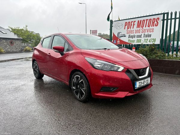 Nissan Micra Hatchback, Petrol, 2022, Red