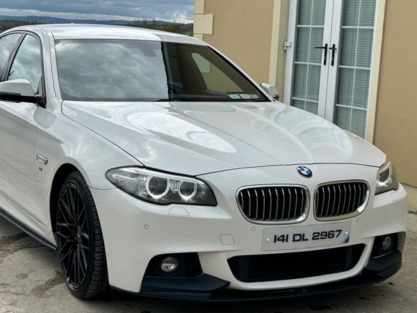 BMW 5-Series Saloon, Diesel, 2014, White