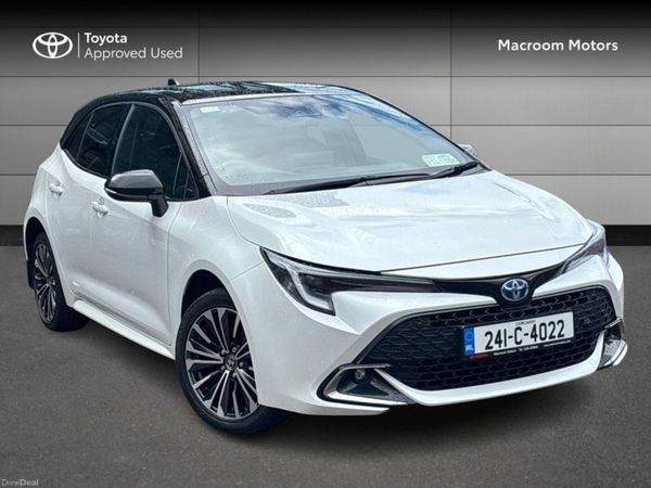 Toyota Corolla Hatchback, Petrol Hybrid, 2024, White