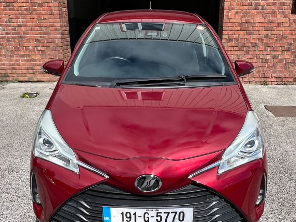 Toyota Vitz Hatchback, Petrol, 2019, Red