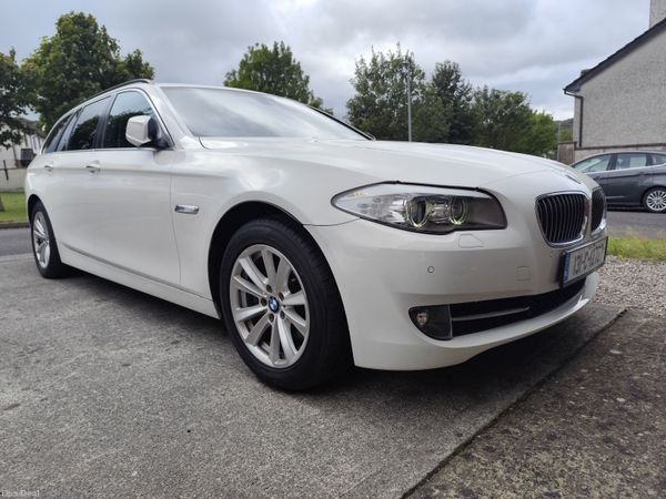 BMW 5-Series Estate, Diesel, 2013, White
