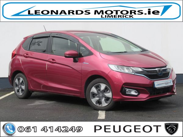 Honda Fit Hatchback, Petrol Hybrid, 2019, Red