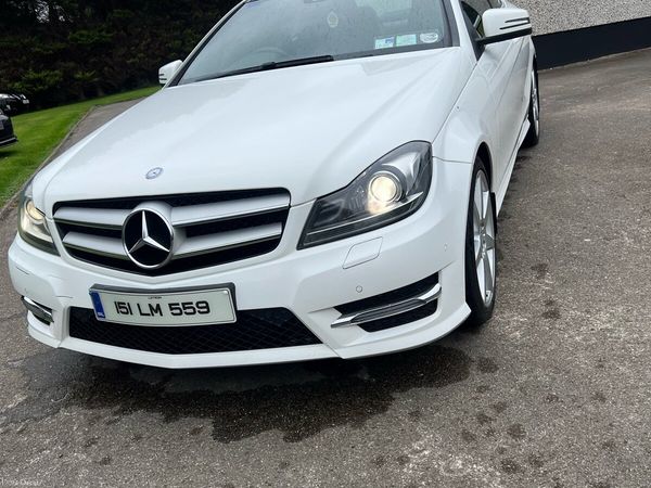 Mercedes-Benz C-Class Coupe, Diesel, 2015, White