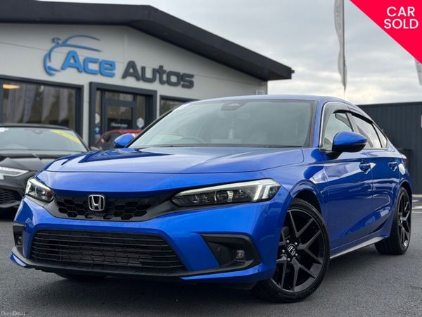 Honda Civic Saloon, Petrol, 2022, Blue
