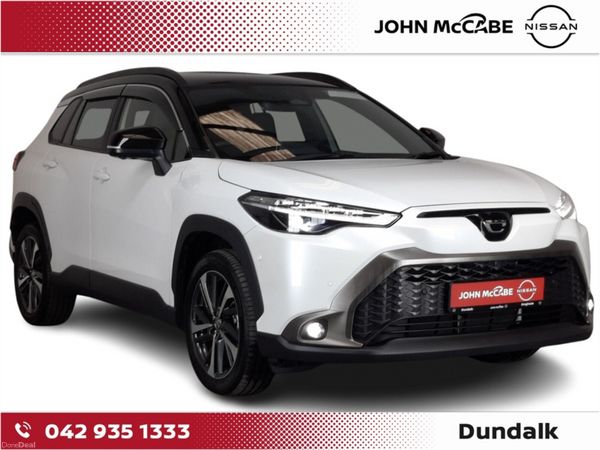 Toyota Corolla Cross SUV, Petrol Hybrid, 2024, White