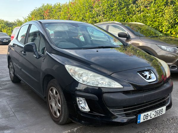 Peugeot 308 Hatchback, Diesel, 2008, Black