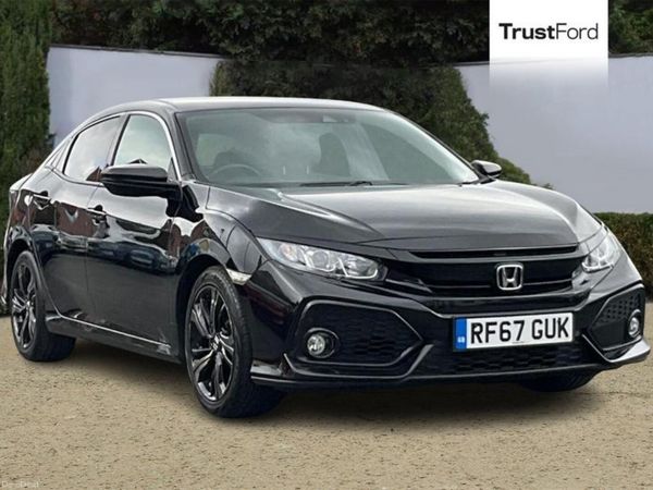 Honda Civic Hatchback, Petrol, 2018, Black
