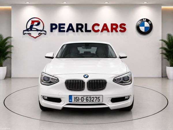 BMW 1-Series Hatchback, Petrol, 2015, White