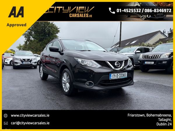Nissan Qashqai Hatchback, Diesel, 2017, Black
