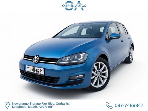 Volkswagen Golf Hatchback, Petrol, 2017, Blue
