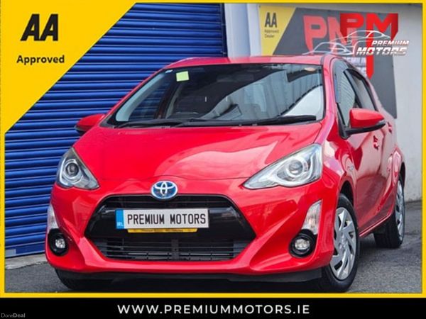 Toyota Aqua Hatchback, Petrol Hybrid, 2015, Red