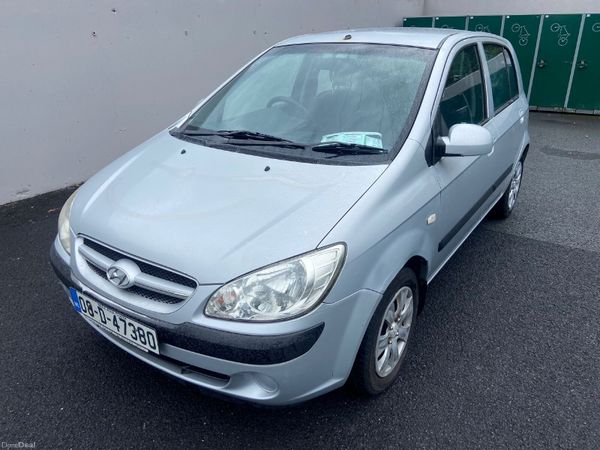 Hyundai Getz Hatchback, Petrol, 2008, Silver