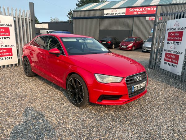 Audi A3 Saloon, Petrol, 2015, Red