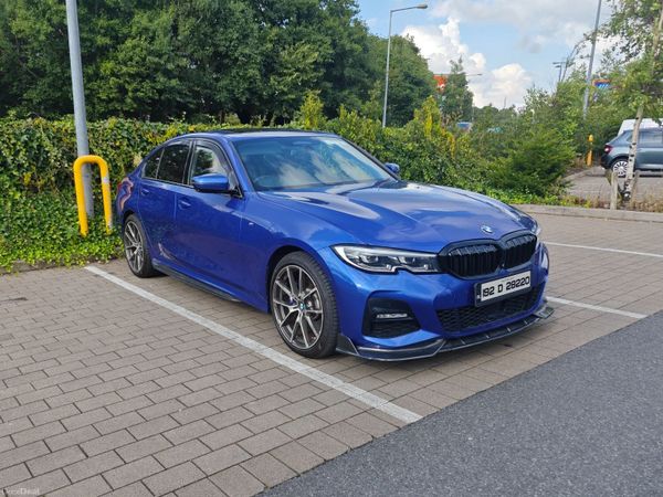 BMW 3-Series Saloon, Petrol Plug-in Hybrid, 2019, Blue