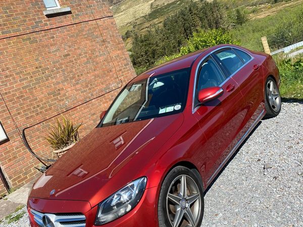 Mercedes-Benz C-Class Saloon, Diesel, 2015, Red