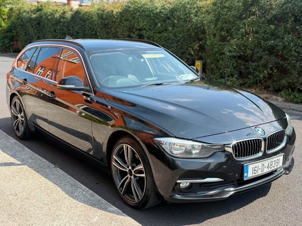 BMW 3-Series Estate, Diesel, 2016, Black
