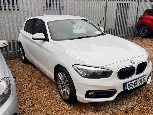 BMW 1-Series Hatchback, Petrol, 2015, White