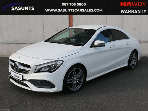 Mercedes-Benz CLA Saloon, Petrol, 2017, White