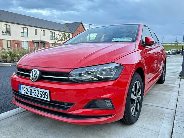 Volkswagen Polo Hatchback, Petrol, 2020, Red